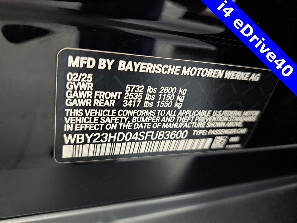 used 2025 BMW i4 Gran Coupe car, priced at $43,795