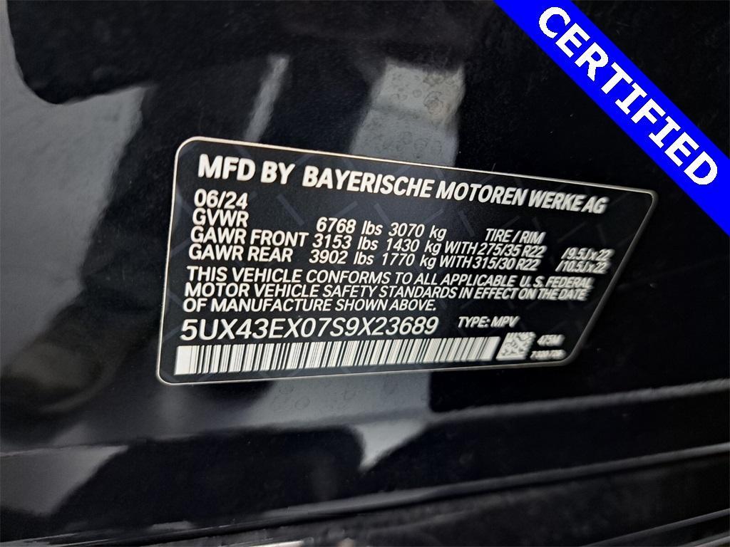 used 2025 BMW X6 car, priced at $86,995