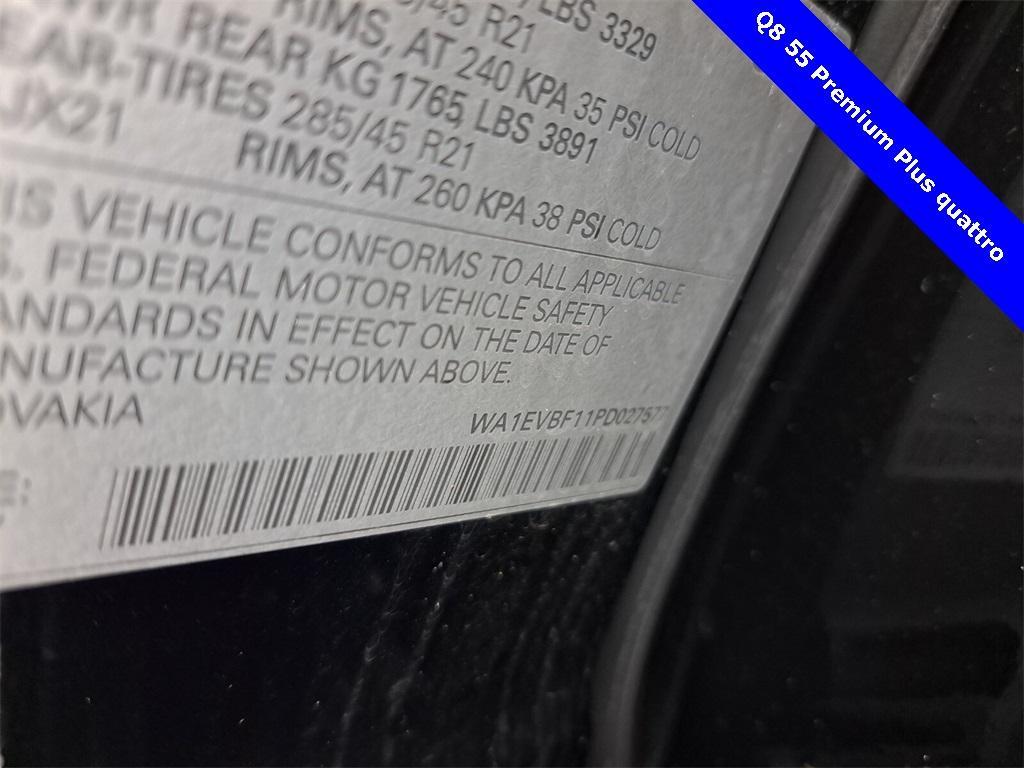 used 2023 Audi Q8 car, priced at $52,995