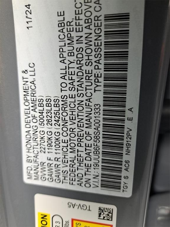used 2025 Acura TLX car, priced at $47,995