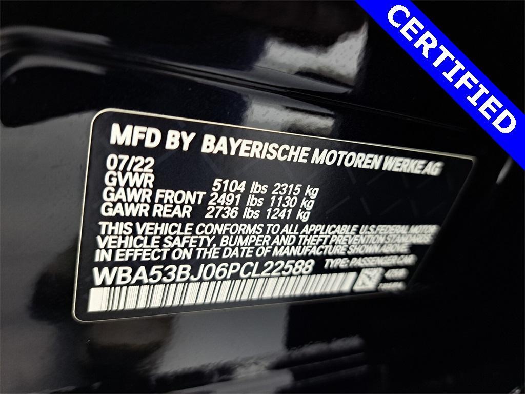 used 2023 BMW 540 car, priced at $51,995