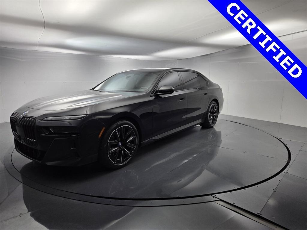 used 2023 BMW 740 car, priced at $67,495