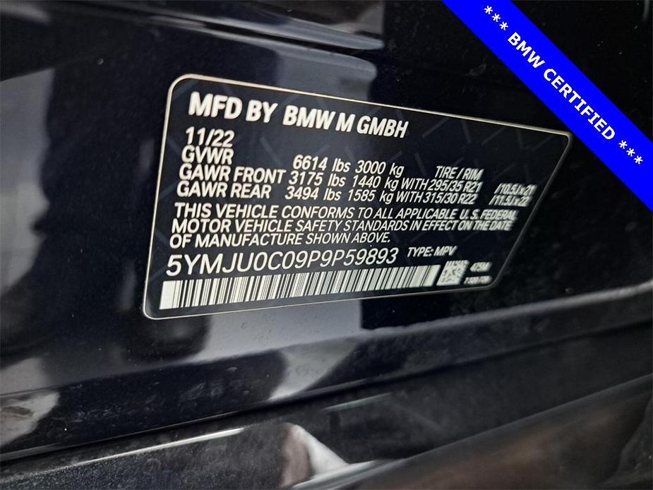 used 2023 BMW X5 M car, priced at $92,995