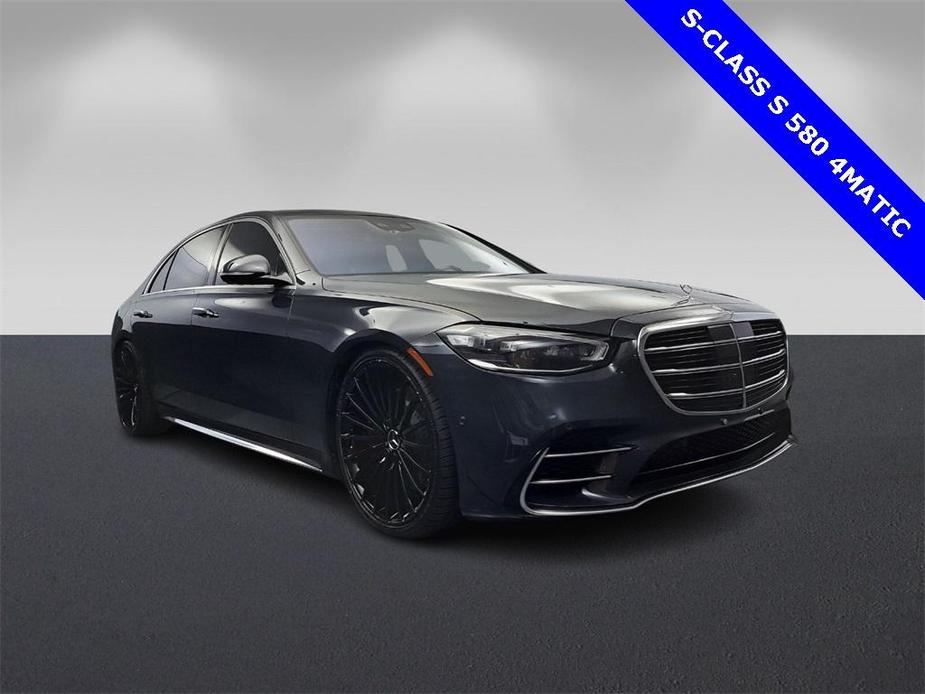 used 2021 Mercedes-Benz S-Class car, priced at $79,995