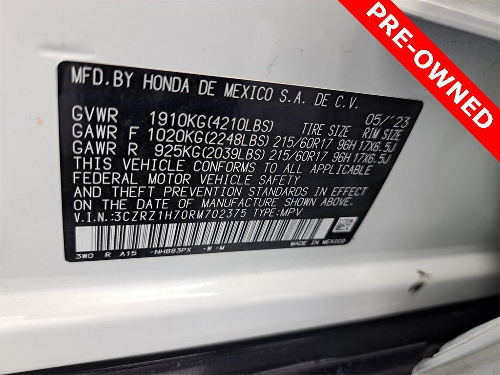 used 2024 Honda HR-V car, priced at $29,695
