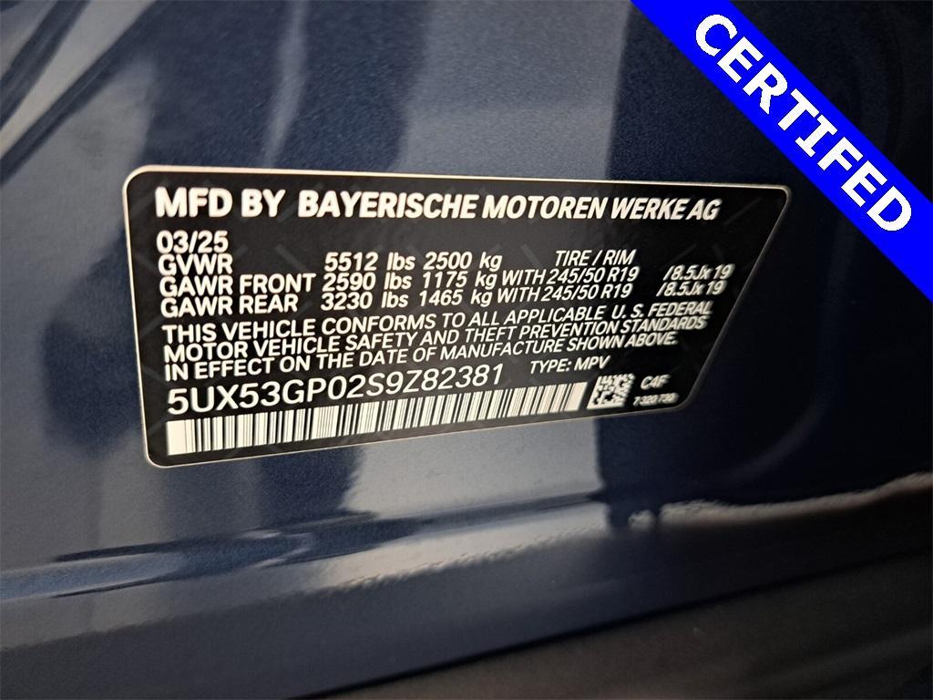 used 2025 BMW X3 car, priced at $52,295