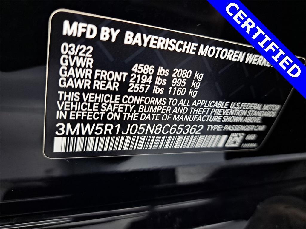 used 2022 BMW 330 car, priced at $33,995