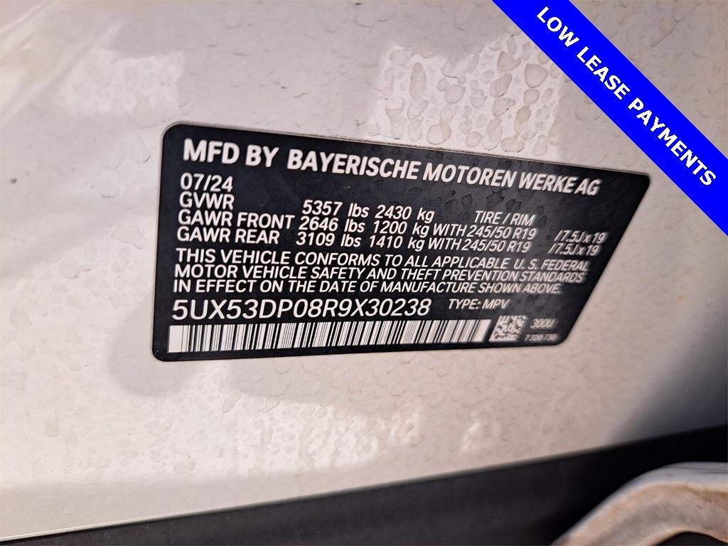 used 2024 BMW X3 car, priced at $44,995
