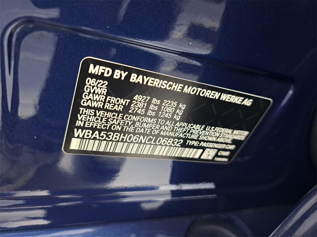 used 2022 BMW 530 car, priced at $38,500