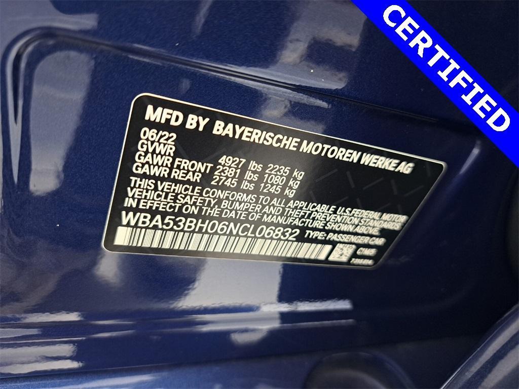 used 2022 BMW 530 car, priced at $35,995