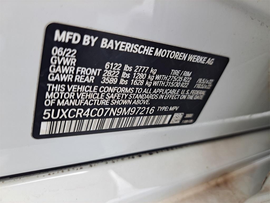 used 2022 BMW X5 car, priced at $48,995