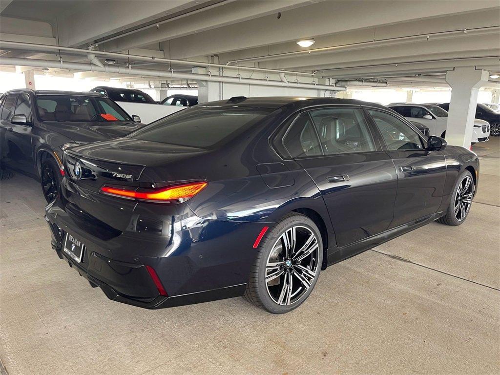 new 2025 BMW 750e car