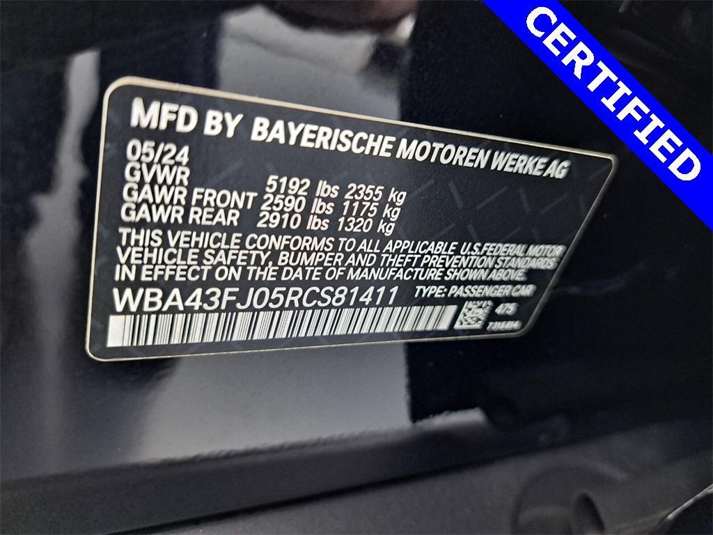 used 2024 BMW 530 car, priced at $41,995