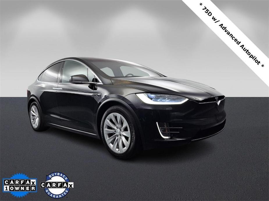 used 2018 Tesla Model X car, priced at $27,995