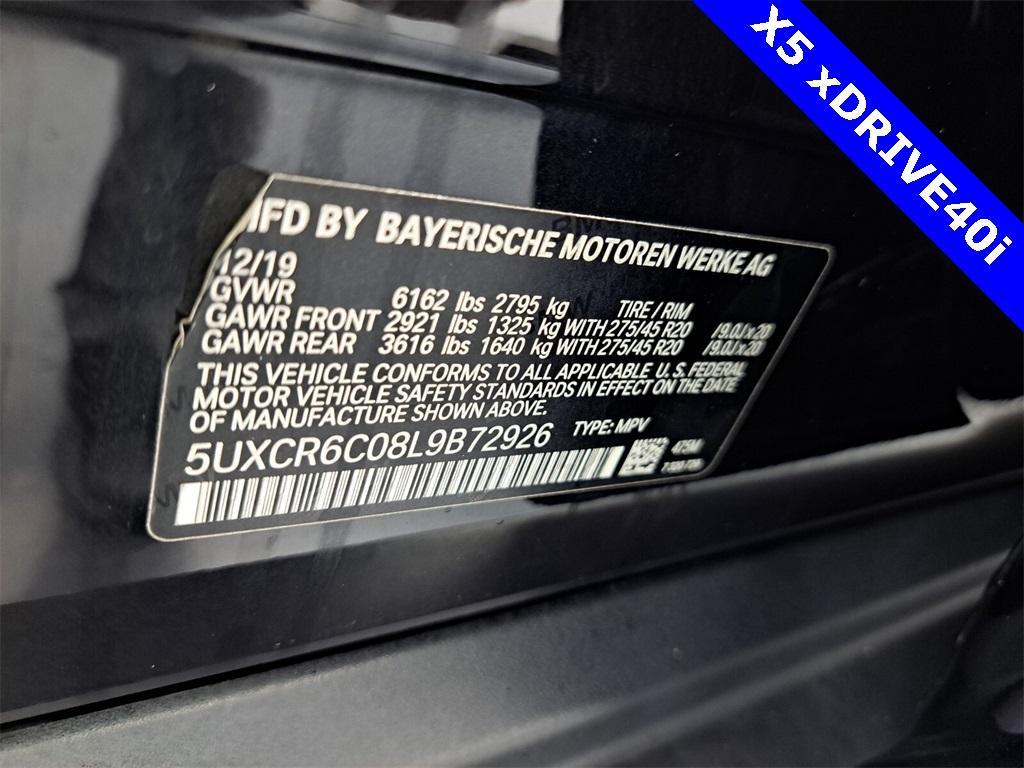 used 2020 BMW X5 car, priced at $30,995