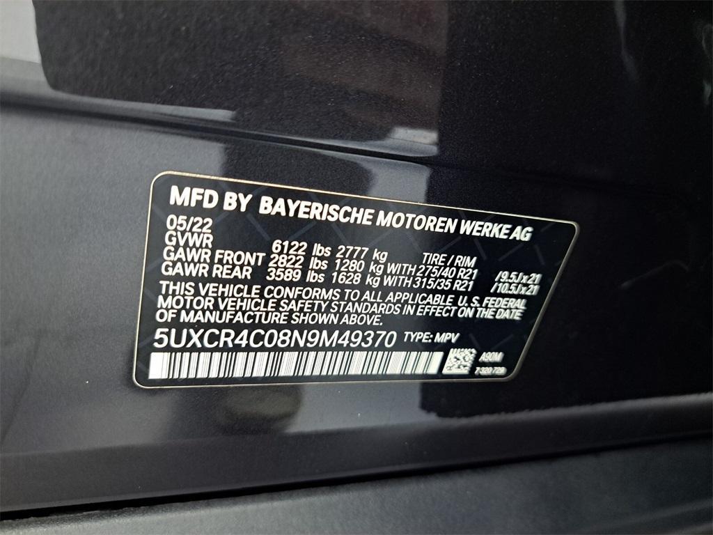 used 2022 BMW X5 car, priced at $48,995