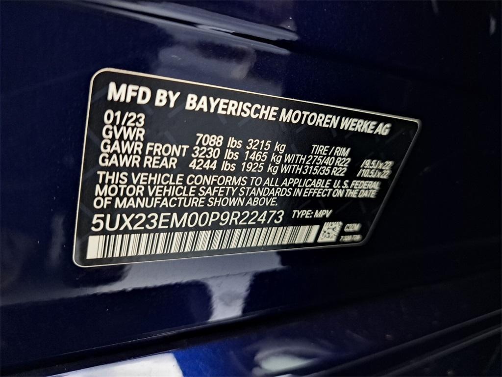 used 2023 BMW X7 car, priced at $73,500