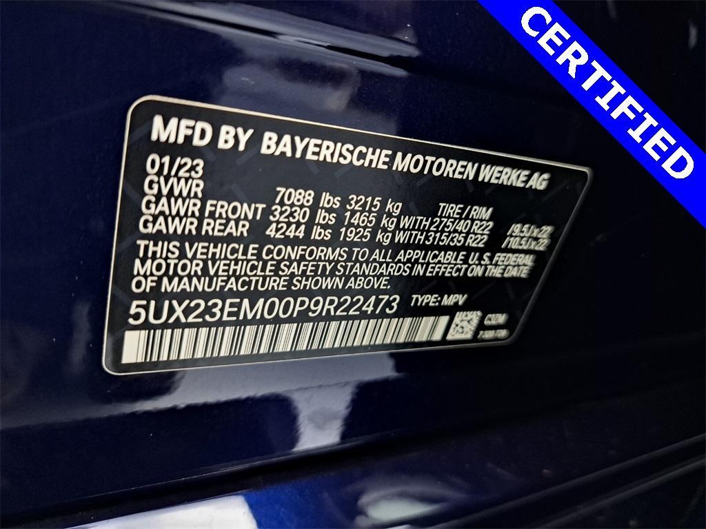 used 2023 BMW X7 car, priced at $76,995