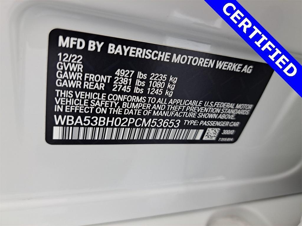 used 2023 BMW 530 car, priced at $38,995