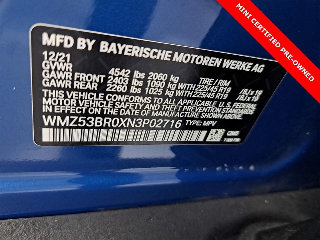 used 2022 MINI Countryman car, priced at $30,995