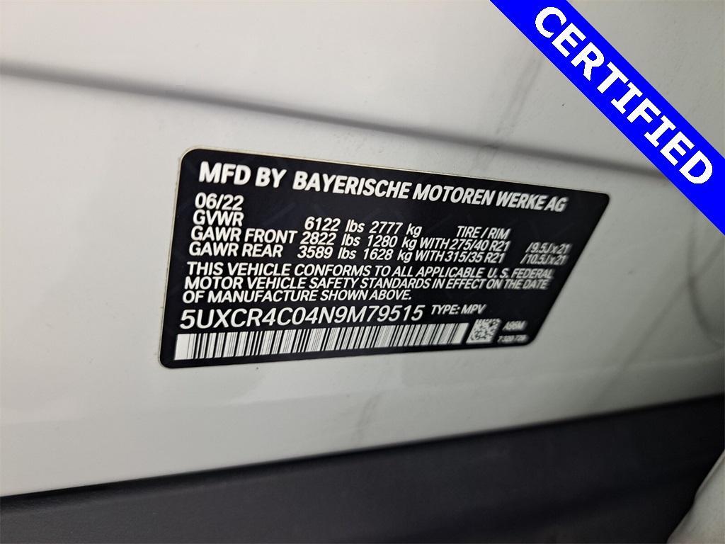 used 2022 BMW X5 car, priced at $46,395