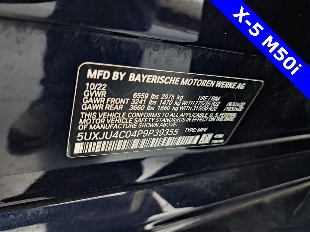 used 2023 BMW X5 car, priced at $57,995