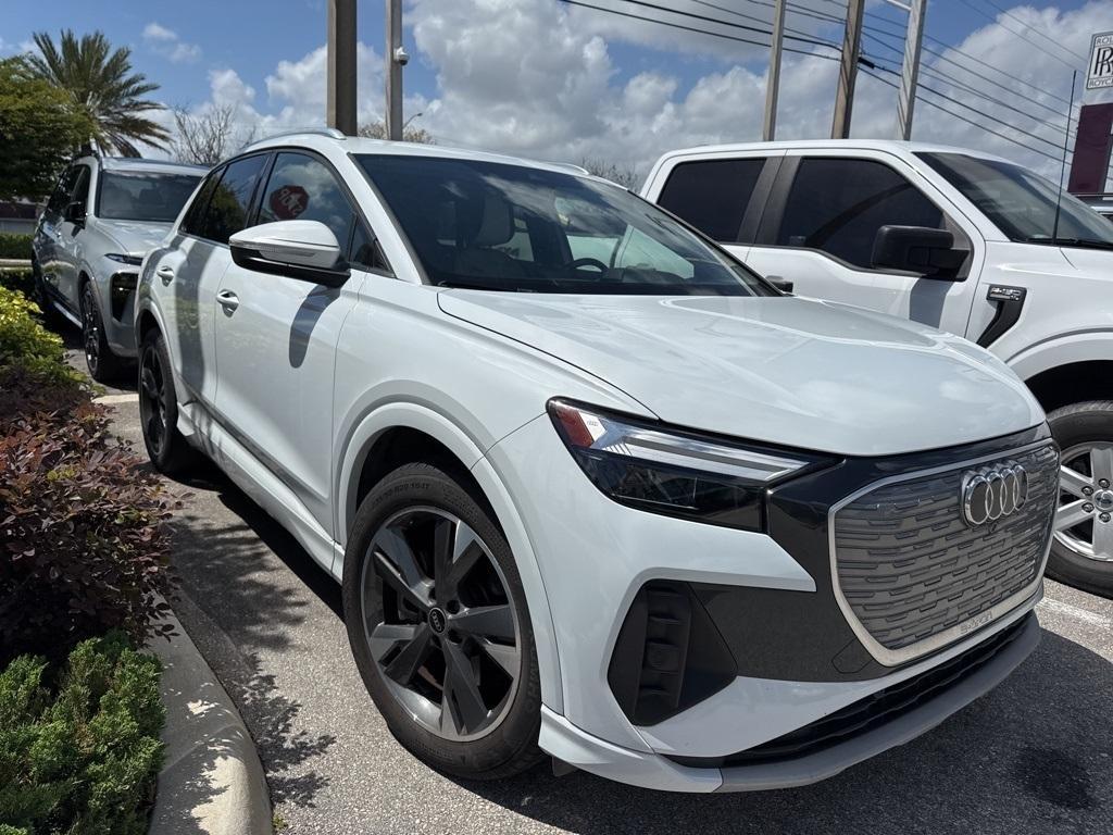 used 2022 Audi Q4 e-tron car, priced at $28,995