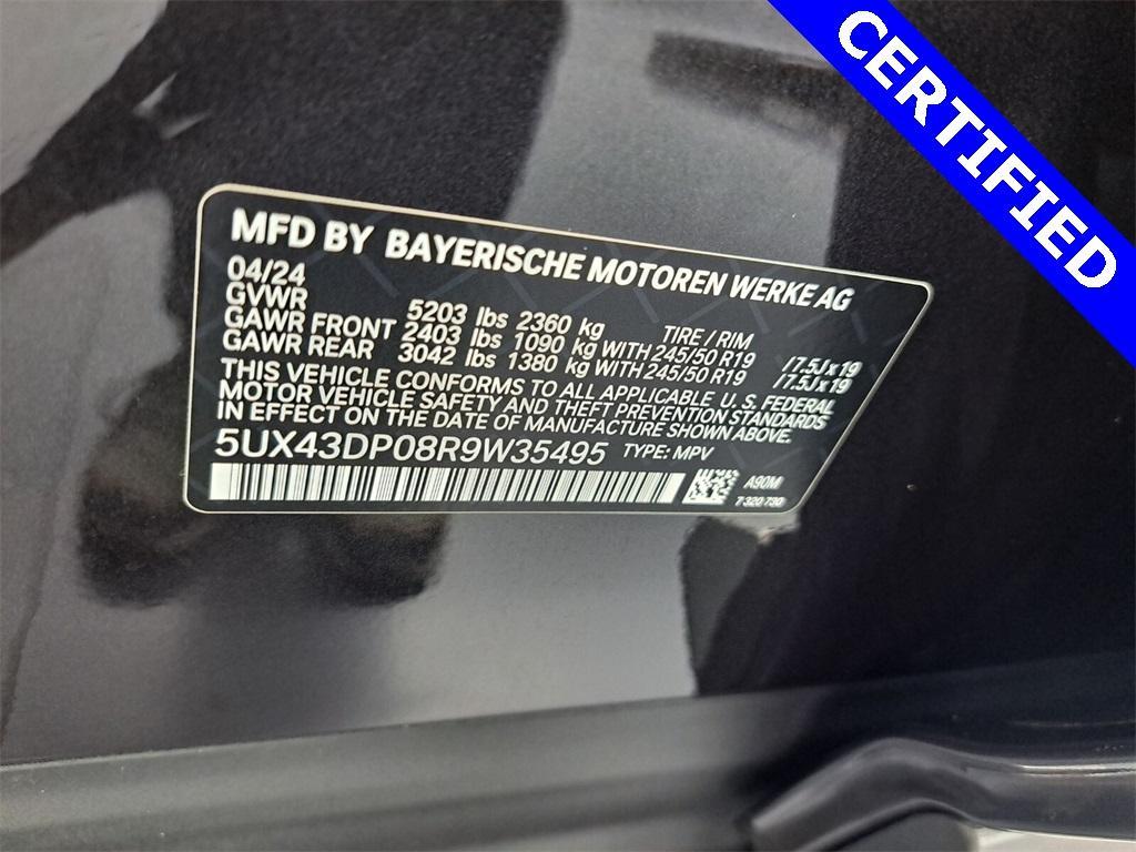 used 2024 BMW X3 car, priced at $41,995