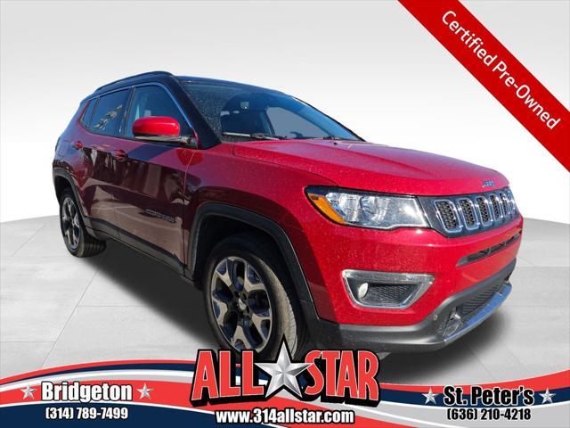 used 2021 Jeep Compass car, priced at $18,502