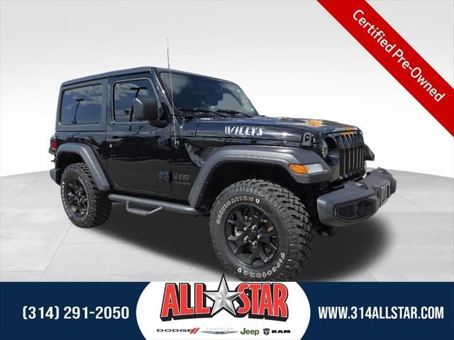 used 2021 Jeep Wrangler car, priced at $28,997