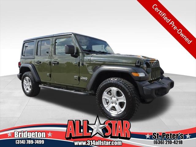 used 2021 Jeep Wrangler Unlimited car, priced at $25,495