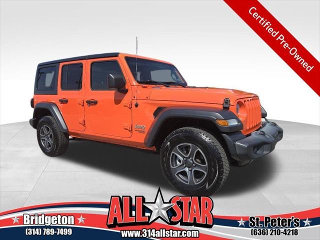 used 2019 Jeep Wrangler Unlimited car, priced at $23,782