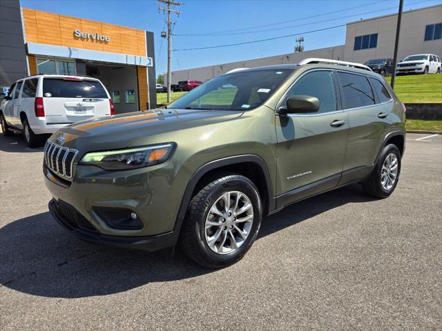 used 2021 Jeep Cherokee car, priced at $19,997