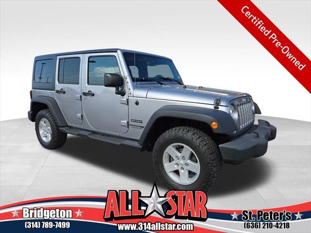 used 2018 Jeep Wrangler JK Unlimited car, priced at $23,947