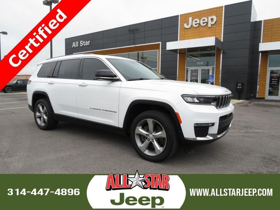used 2021 Jeep Grand Cherokee L car, priced at $31,488