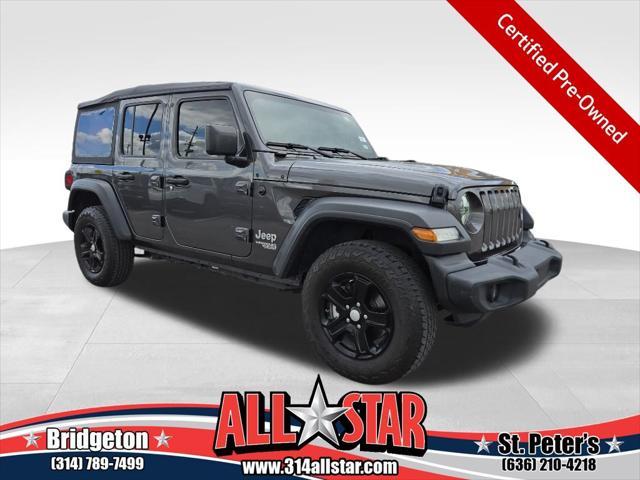 used 2021 Jeep Wrangler Unlimited car, priced at $25,997