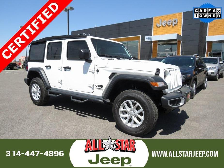 used 2021 Jeep Wrangler Unlimited car, priced at $33,664