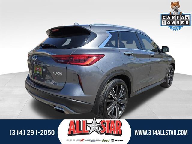 used 2021 INFINITI QX50 car, priced at $24,997