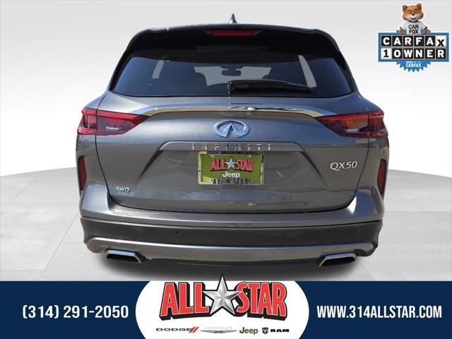 used 2021 INFINITI QX50 car, priced at $24,997