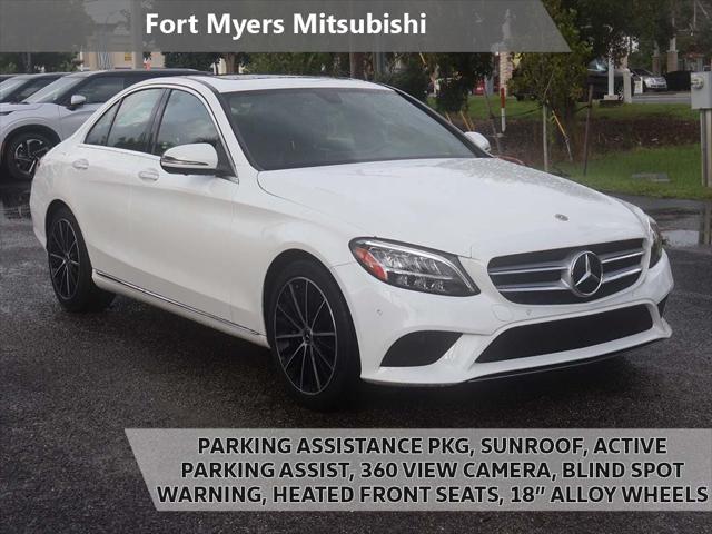 used 2021 Mercedes-Benz C-Class car, priced at $27,999