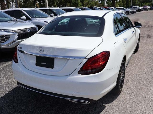 used 2021 Mercedes-Benz C-Class car, priced at $27,999