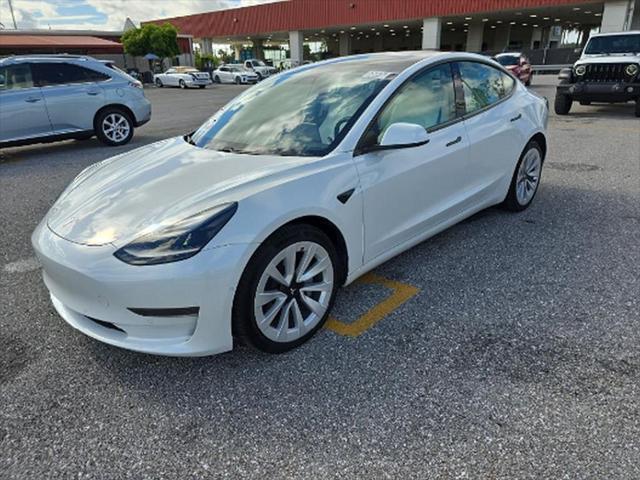 used 2021 Tesla Model 3 car, priced at $27,055