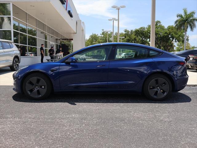 used 2023 Tesla Model 3 car, priced at $23,499