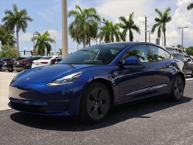 used 2023 Tesla Model 3 car, priced at $23,499