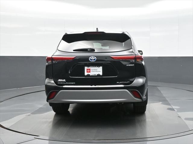 used 2021 Toyota Highlander Hybrid car, priced at $44,969