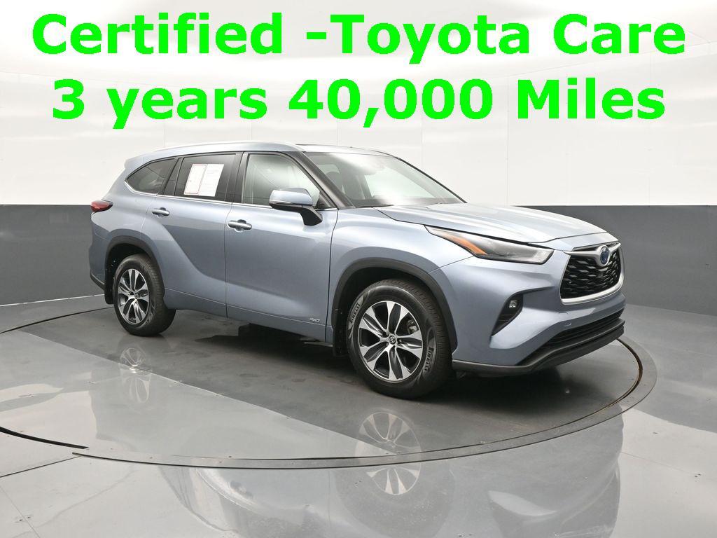 used 2022 Toyota Highlander Hybrid car, priced at $38,299
