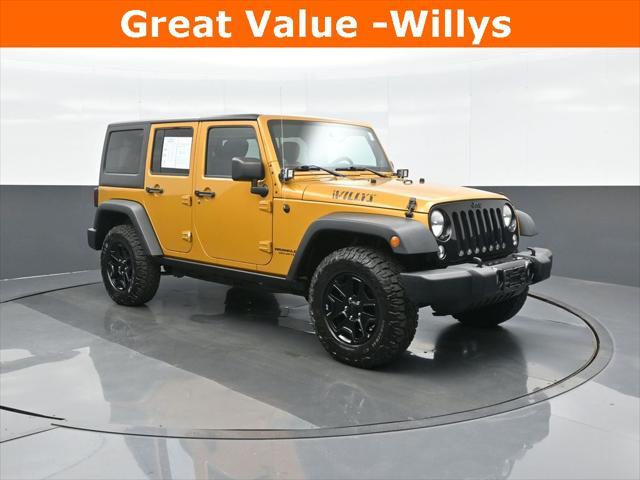 used 2014 Jeep Wrangler Unlimited car, priced at $13,798