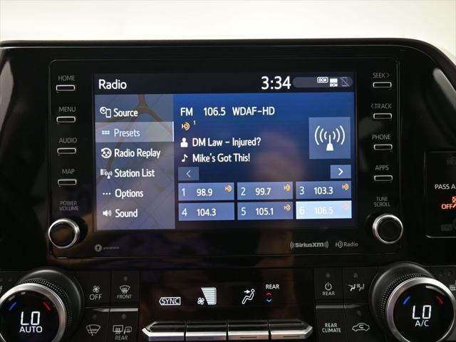 used 2022 Toyota Highlander Hybrid car, priced at $45,995