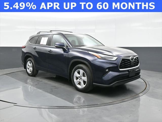 used 2022 Toyota Highlander car, priced at $33,848
