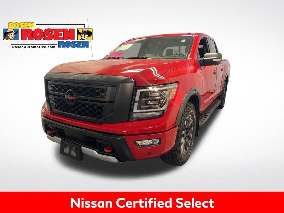 used 2021 Nissan Titan car, priced at $35,499